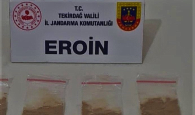 Tekirdağ’da uyuşturucu operasyonu