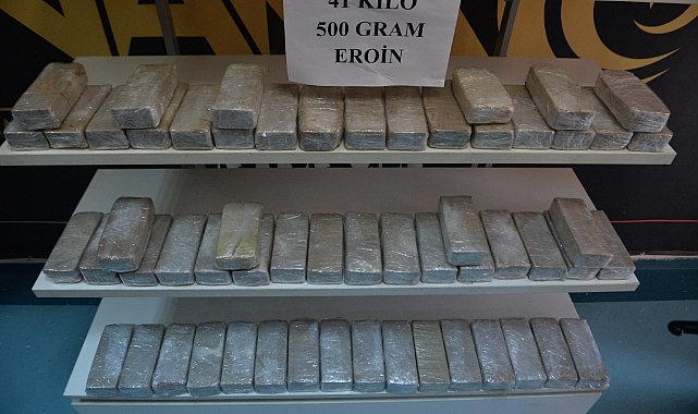 Tırda kilogramlarca eroin ele geçirildi