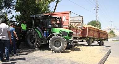 Traktör ezdi geçti bekleyenleri 1 ölü, 2 yaralı