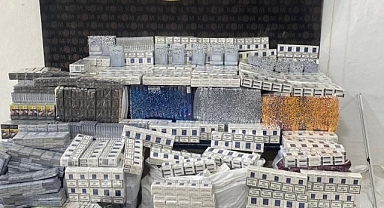 13 bin 790 adet gümrük kaçağı sigara ele geçirildi