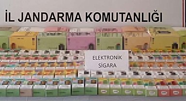 180 adet elektronik sigara ele geçirildi