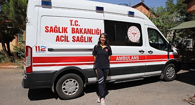2 milyonluk şehrin tek kadın ambulans şoförü