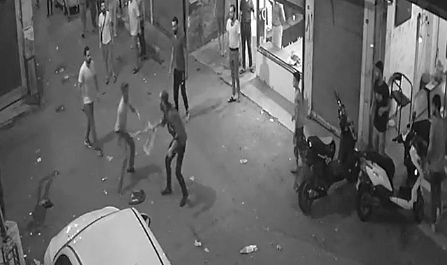 Aksiyon filmlerini aratmayan kavga kameraya yansıdı