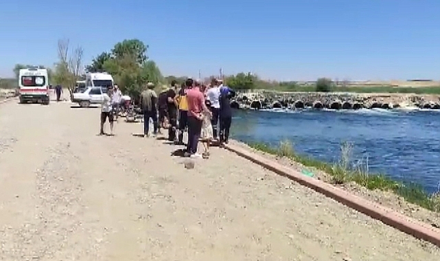 Baba-oğul girdikleri Fırat Nehri'nde kayboldu