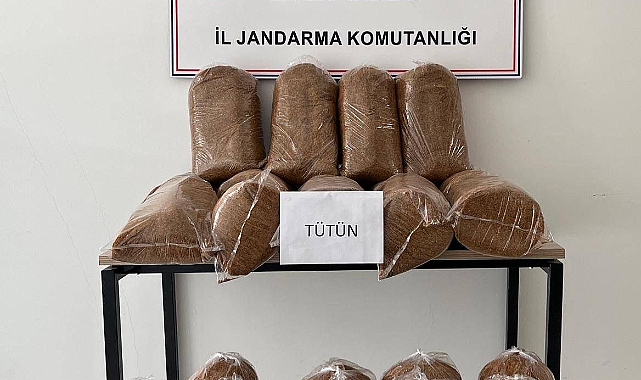 Elazığ’da 165 kilo kaçak tütün ele geçirildi