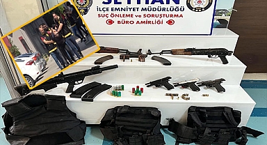 Evde cephane çıktı