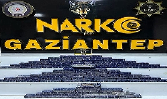 Gaziantep’te 29 kilo 500 gram eroin ele geçirildi