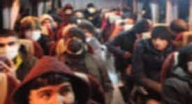 Gaziantep'te 8 kaçak göçmen yakalandı