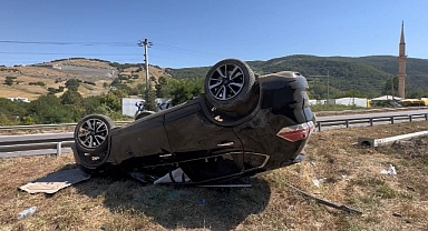 Gurbetçi aile kaza yaptı: 4 yaralı