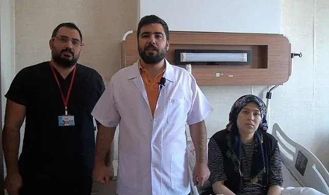 Hastaya, aynı anda iki operasyon yapıldı! hayata tutundu