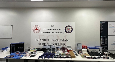 Havalimanı’nda 1 milyon lira değerinde kaçakçılık operasyonu