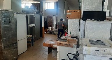 Hırsızlar beyaz eşya deposuna üst üste iki kez girdi
