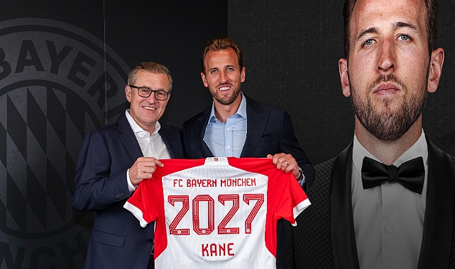İngiliz yıldız Harry Kane, resmen Bayern Münih'te