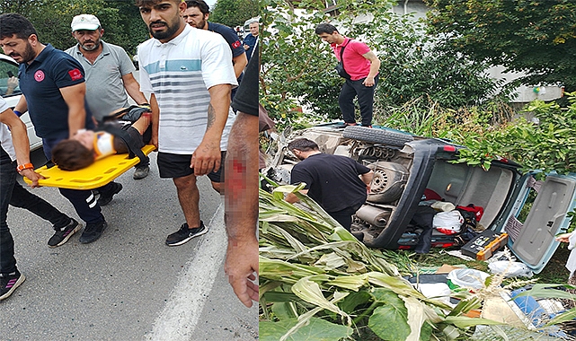 İşçilerini taşıyan minibüs kaza yaptı: Çok sayıda yaralı var