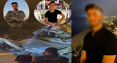 Kağıt gibi ezilen otomobil 3 gence mezar oldu