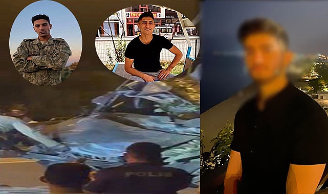 Kağıt gibi ezilen otomobil 3 gence mezar oldu