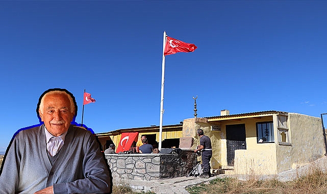 Kimse donmasın diye dağda sığınak yaptı