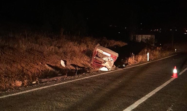 Malatya’da araç devrildi: 4 yaralı