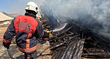 Malatya’da ev yangını