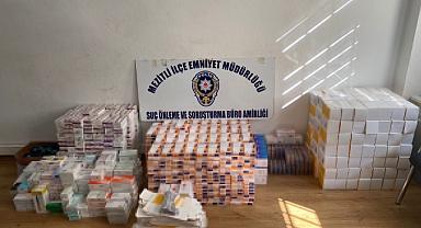 Mersin'de sahte ilaç imal edip satan şüpheliler yakalandı