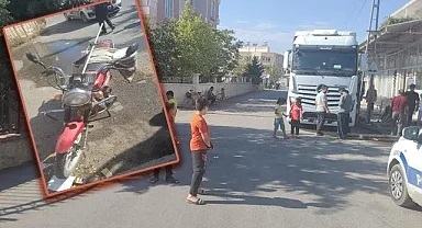 Motosiklet ile bisiklet çarpıştı: 1 yaralı