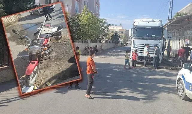 Motosiklet ile bisiklet çarpıştı: 1 yaralı