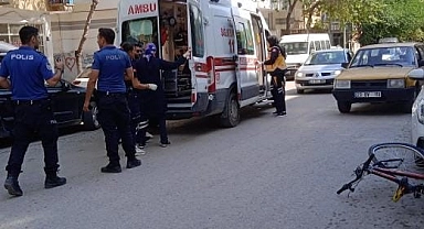 Otomobil bisiklete çaptı: 1 yaralı