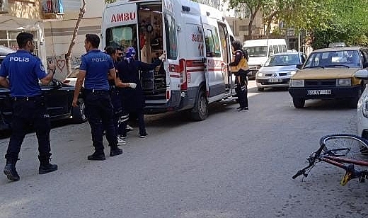 Otomobil bisiklete çaptı: 1 yaralı