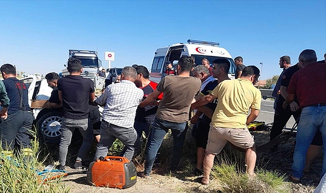 Otomobil şarampole yuvarlandı: 1 ölü, 4 yaralı