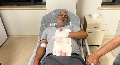 Oturduğu yerde kurşun isabet etti