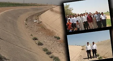 Özaslan 20 yıldır suyla buluşturulmayan kanalları gündeme taşıdı