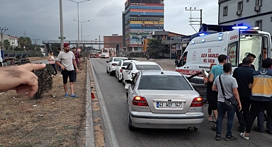 Payas’ta zincirleme kaza: 1 yaralı