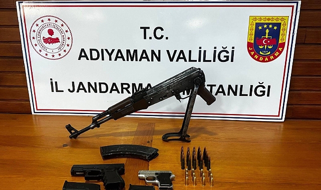 Ruhsatsız silah operasyonunda 1 tutuklama