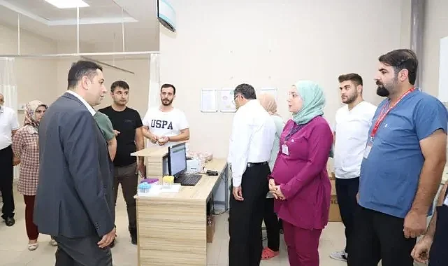 Sağlık Müdürü Solmaz, Suruç'ta ki sağlık tesislerini yerinde inceledi