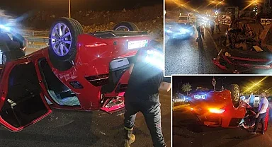 Şanlıurfa'da araç devrildi! 2 yaralı