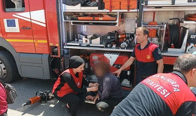 Şanlıurfa'da sulama kanalına düşen kadın kurtarıldı