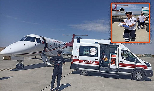 Şanlıurfa’daki hasta bebekler ambulans uçak ile İstanbul’a sevk edildi
