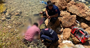 Serinlemek için girdiği göletten cansız bedeni çıkartıldı