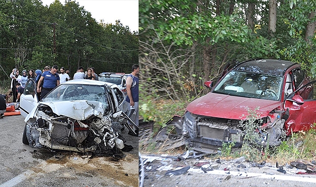Tekirdağ'da trafik kazası: 1 ölü, 2 yaralı