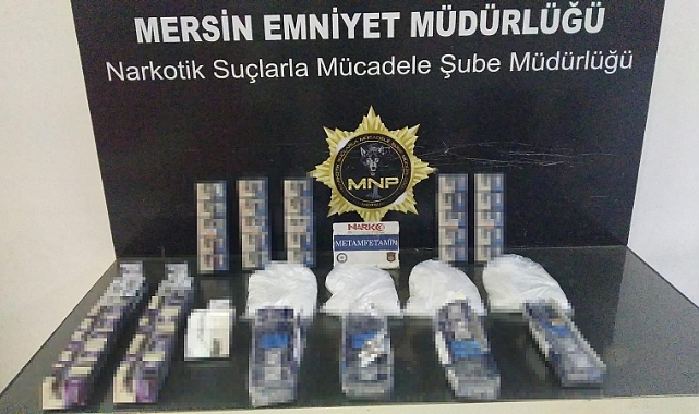 Tırda 3 kiloya yakın metamfetamin ele geçirildi