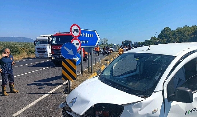 Trafik kazası: 3’ü yabancı uyruklu 4 yaralı