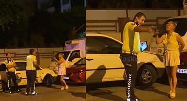 Trafik kazasına karışan kadından polise akıl almaz tehdit