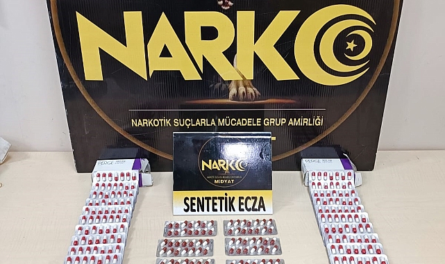Uyuşturucu operasyonu: 537 sentetik hap ele geçirildi