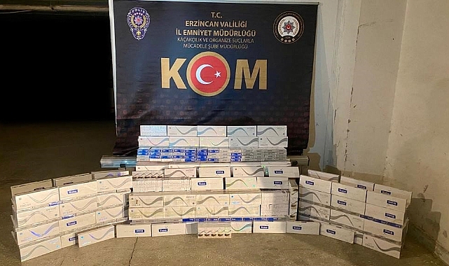 Yolcu otobüsünde 4800 paket kaçak sigara ele geçirildi