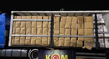 Başkentte tek seferde rekor miktarda kaçak sigara ele geçirildi