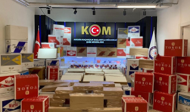 Başkentte kaçak ürün operasyonu