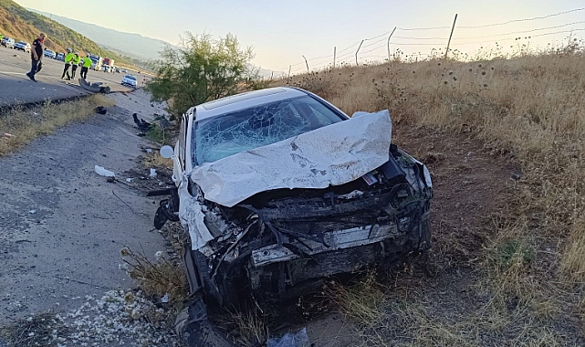 Bingöl'de trafik kazası: 1 ölü, 2 yaralı