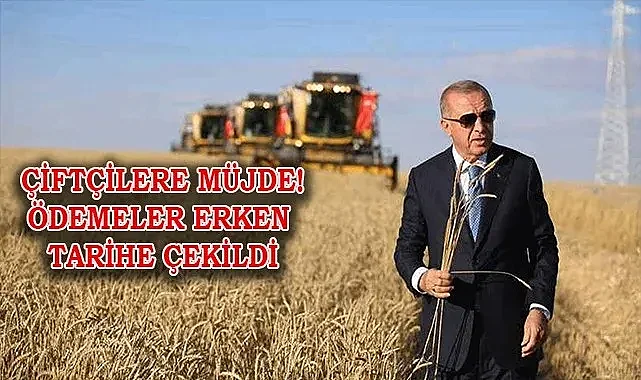 Cumhurbaşkanı Erdoğan'dan çiftçilere müjde