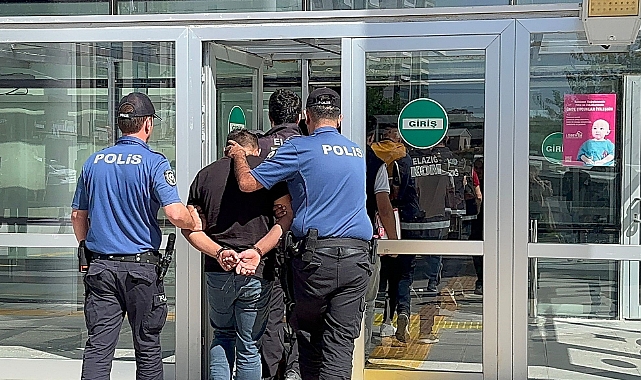 Elazığ'da 9 şüpheliden 2'si tutuklandı