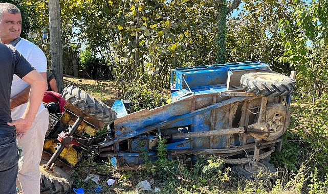 Fındık işçilerini taşıyan patpat devrildi: 5 yaralı